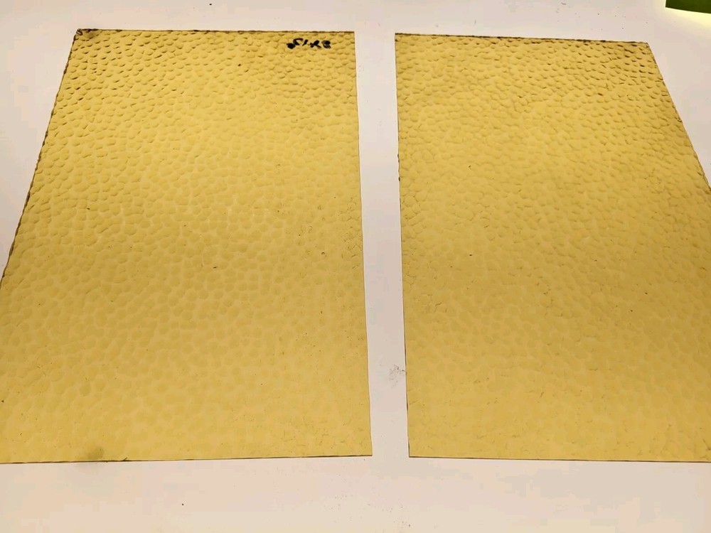 Wissmach Amber Dew Drop Glass 2pcs