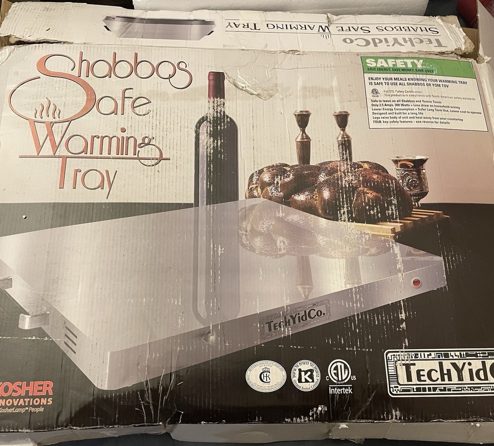 TechYidCo. Shabbos Safe Warming Tray SAFEPLATE - Open Box Standard Working