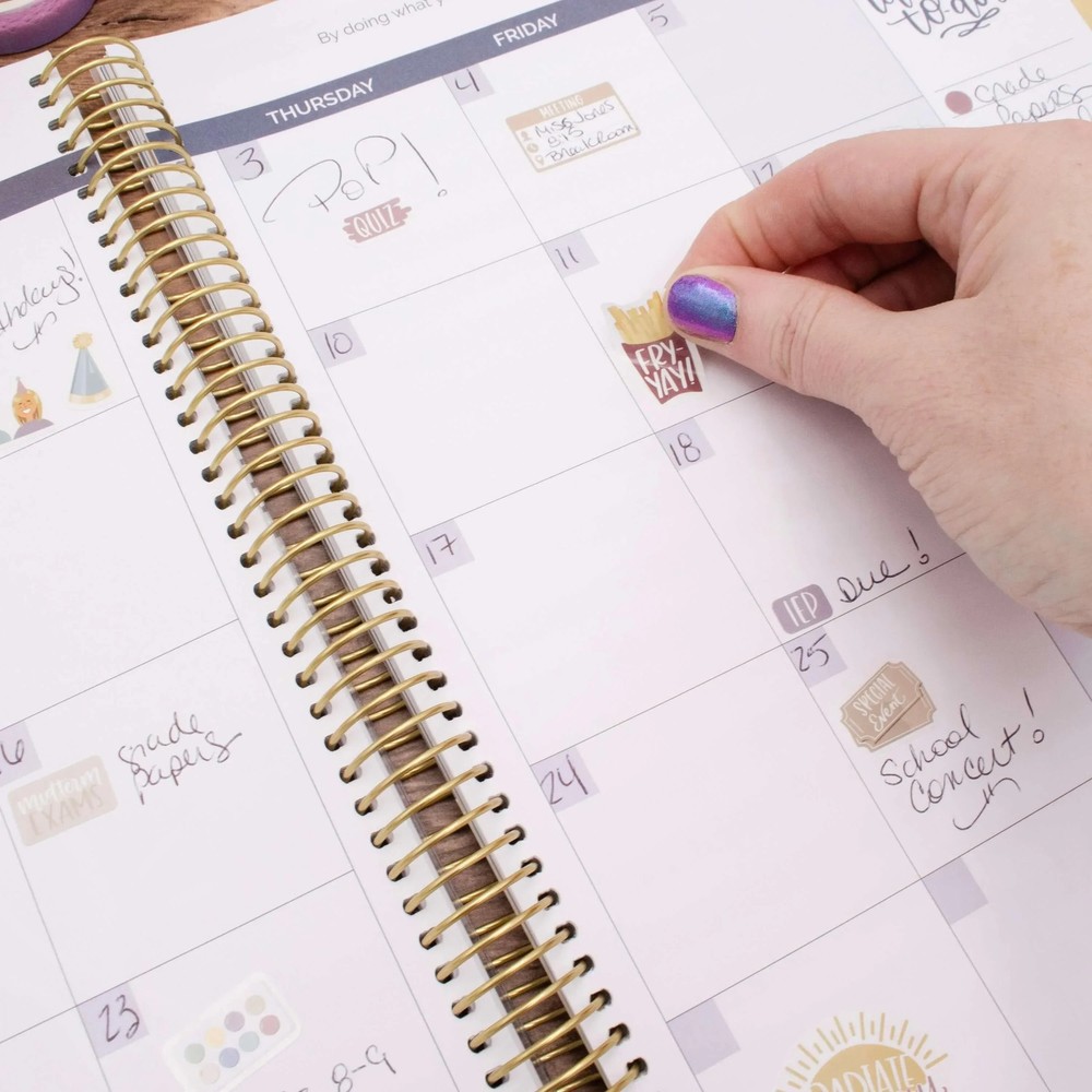 Planner Stickers | Teacher Pack | Cool Tones