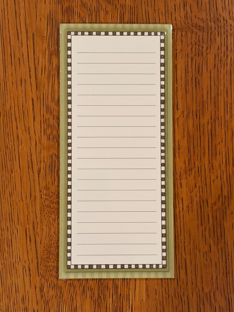 Grocery List Notepad & Vegetable Magnets