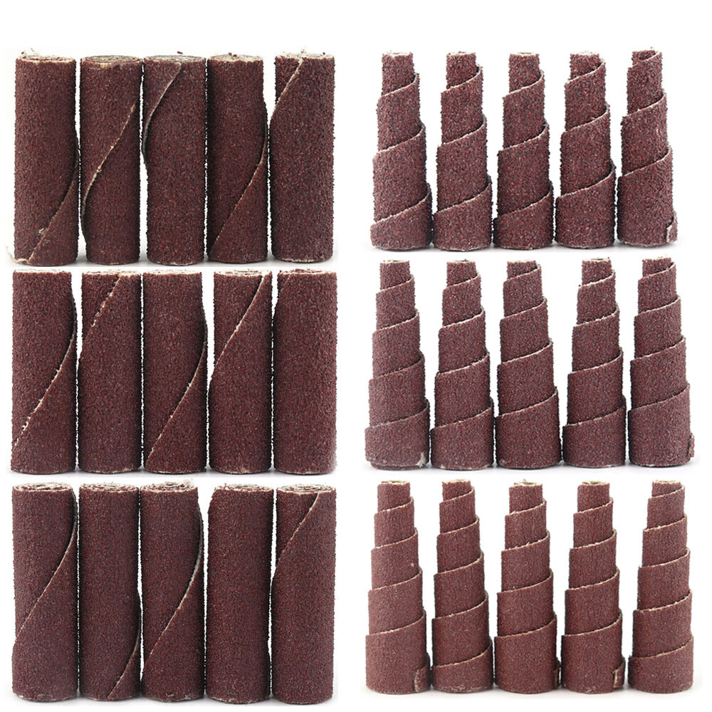 2/5/62Pcs Sanding Cone Engine Cartridge Spiral Roll Port Polish Engine Work Tool