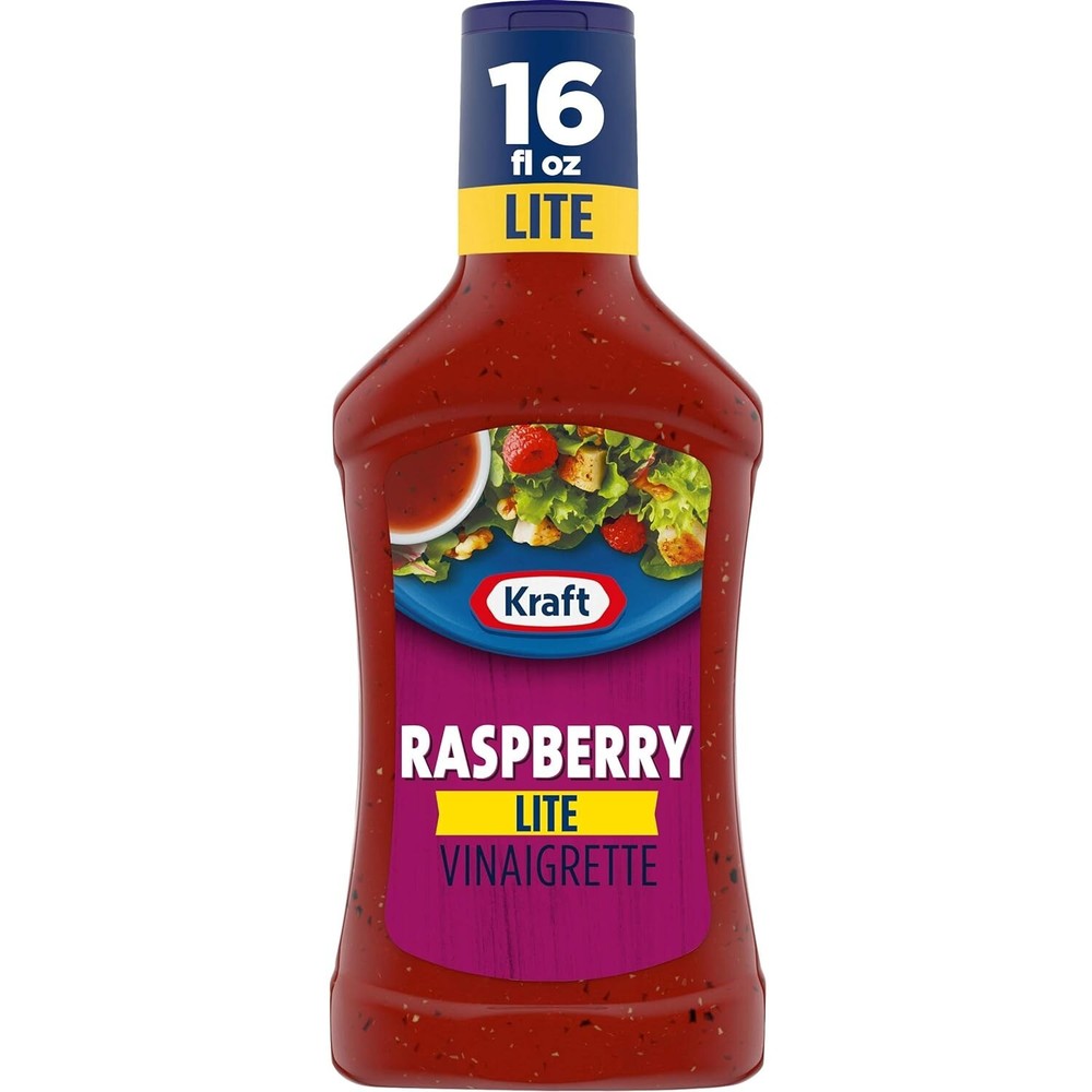 Kraft Raspberry Vinaigrette Lite Salad Dressing - 16 fl oz Bottle