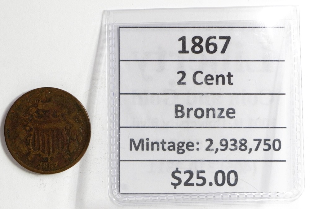 1867 2 Cent Piece