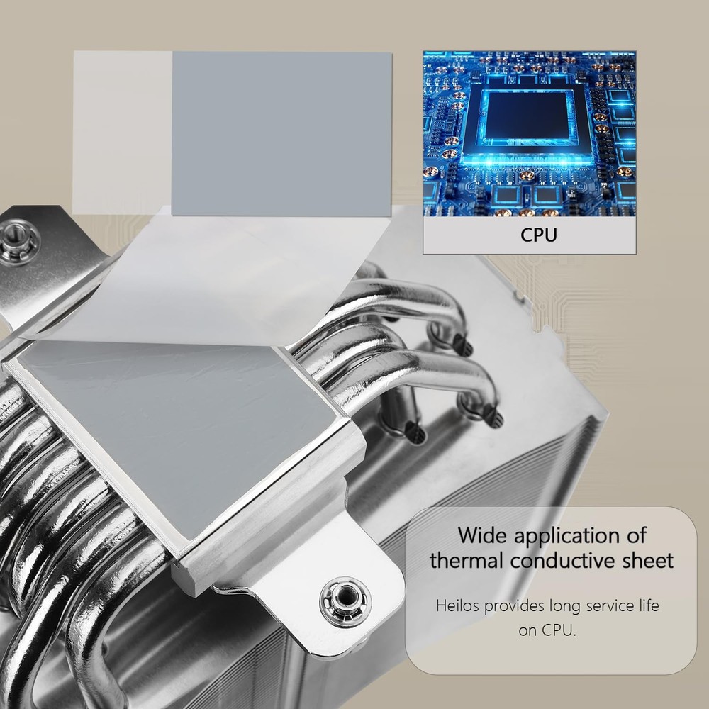 Thermalright Heilos Solid State Thermally Conductive Silicone Grease Sheet...