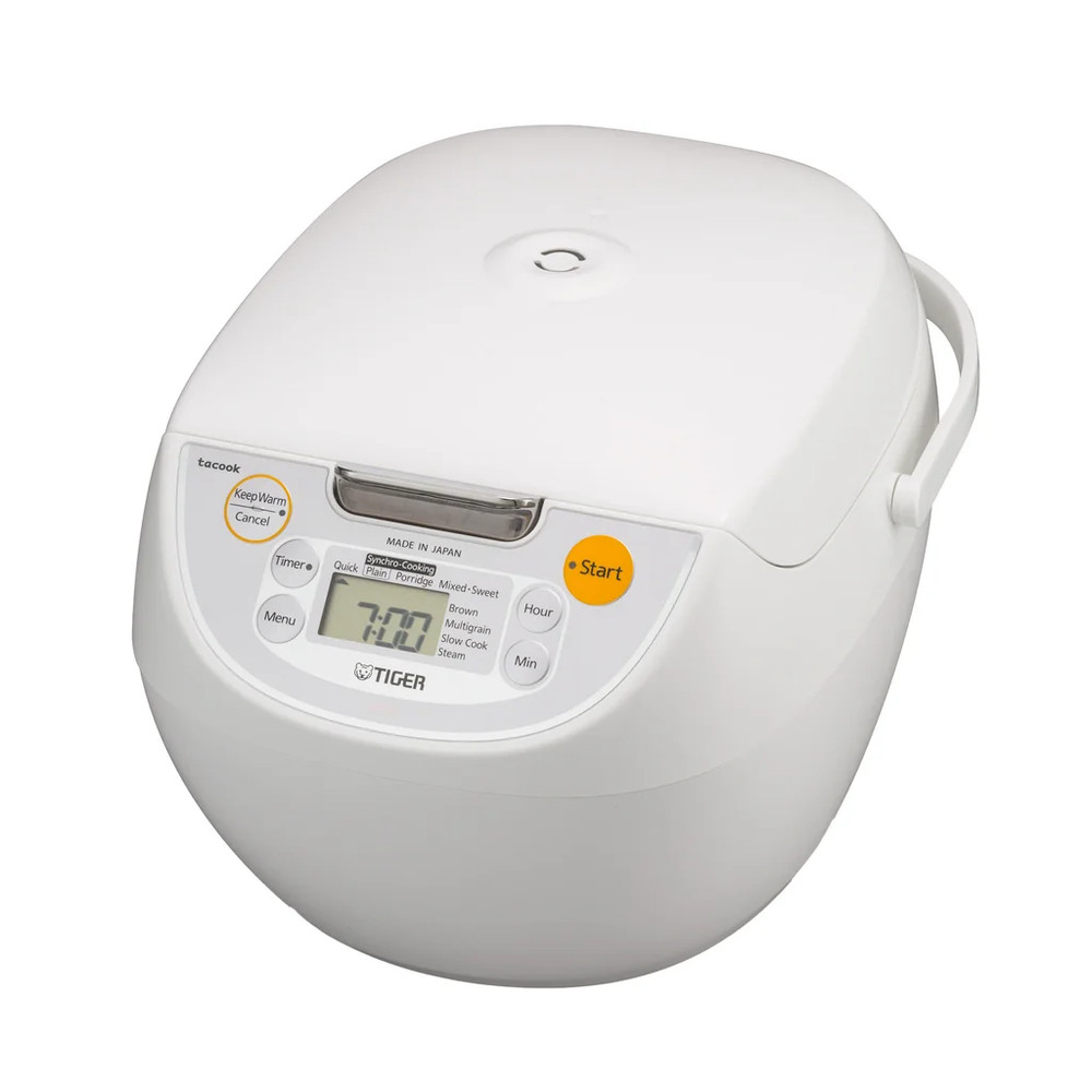Tiger JBV-S10U 5.5 Cup Microcomputer Rice Cooker - White