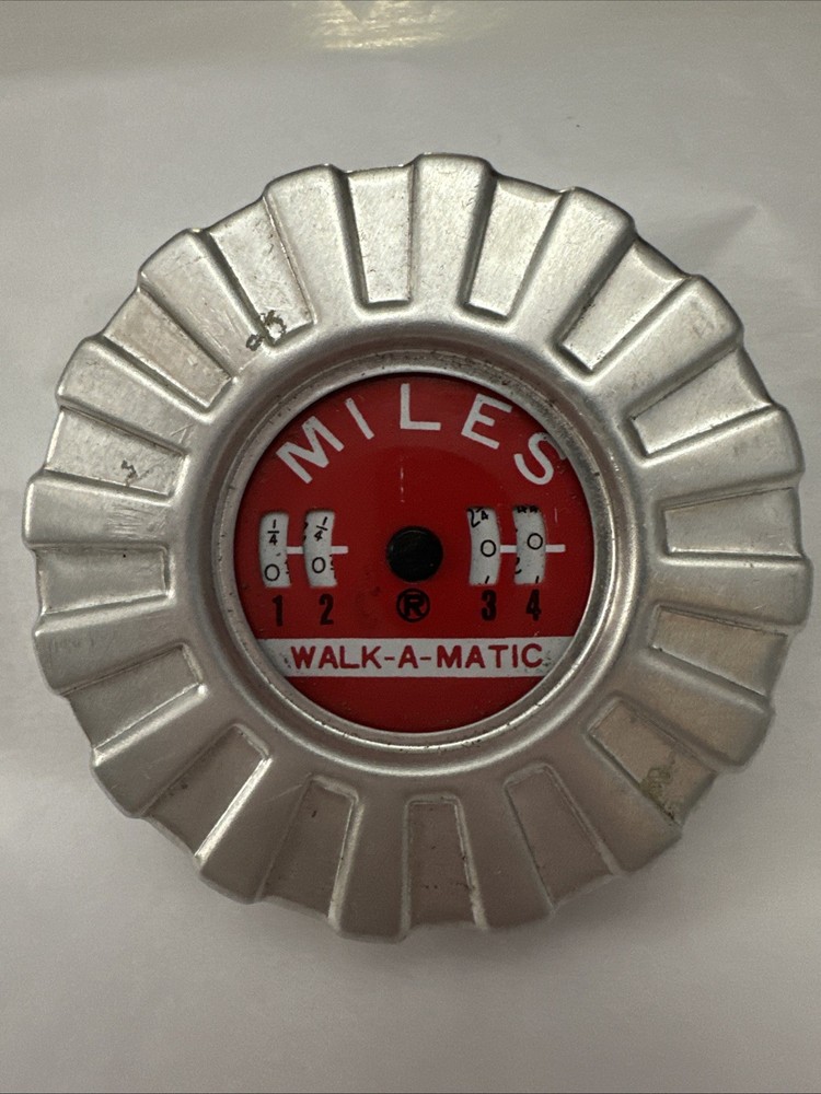 Vintage Walk-A-Matic Mechanical Pedometer w/ Box & Instructions Works