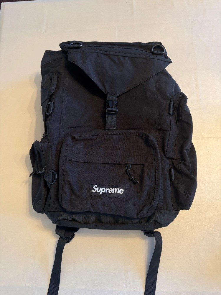 Supreme SS23 Military Field Box Backpack Black