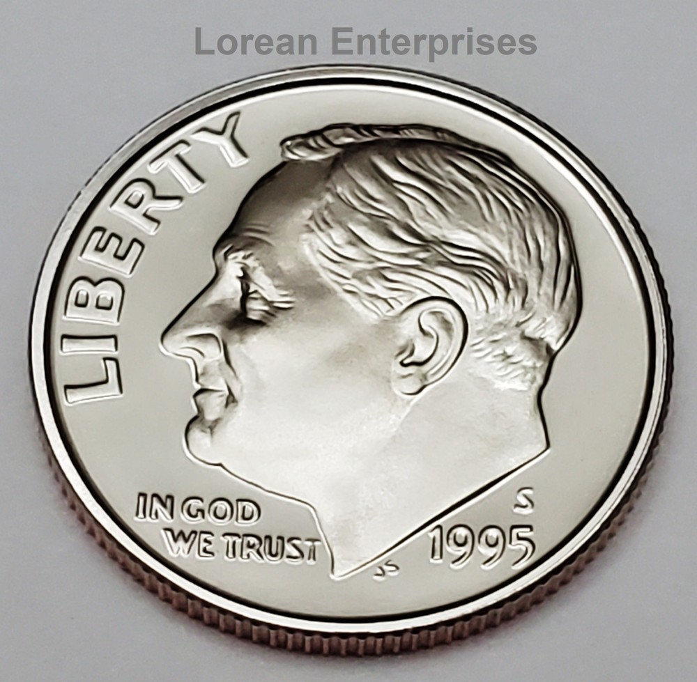 1995 S Roosevelt Dime CLAD ✼ PROOF✼