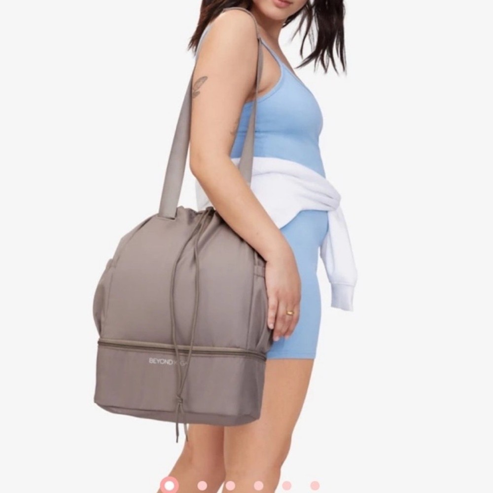 Beyond Yoga Gray TaupeBackpack