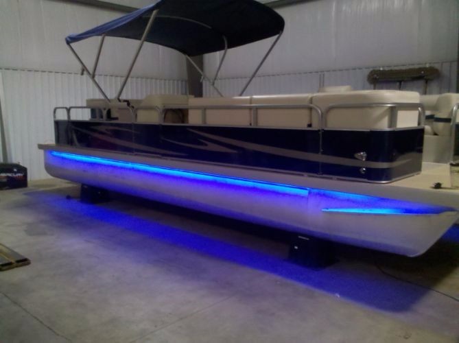 around the deck pontoon light kit - - LED led's - super bright - BLUE