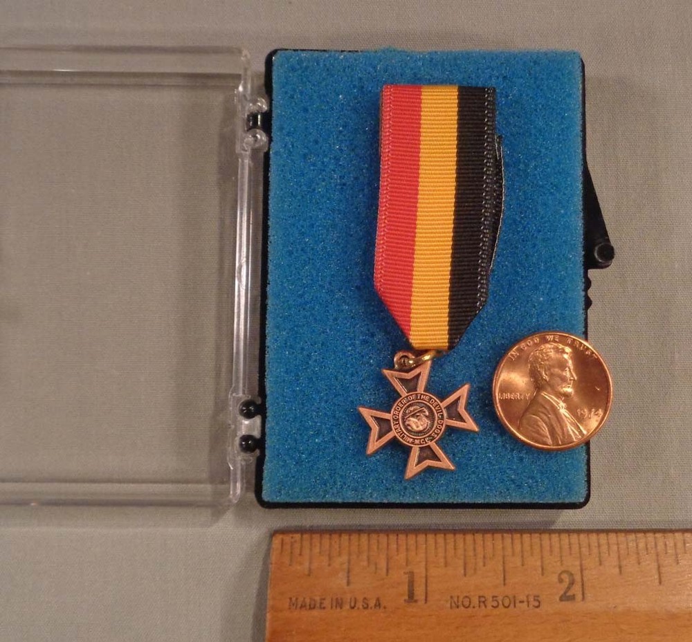 USMC Marine Corps Military Order Devil Dogs - Pound Keeper - Mini Medal
