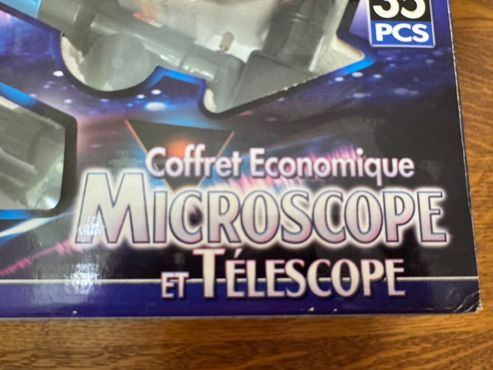 Micro Science Value Pack Microscope And Telescope With Safe Accessories 35 pcs