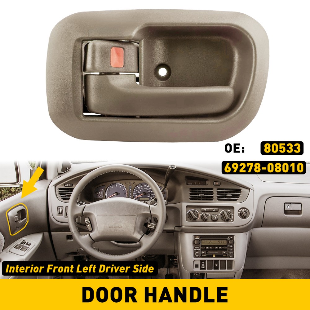 For Toyota 1998-2003 Sienna Inside Handle Door Front Left Driver Side Durable US