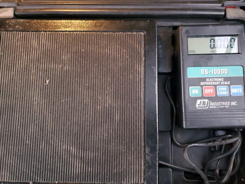 JB INDUSTRIES DS-10000 Refrigerant Scale,Electronic ** Tested Working **