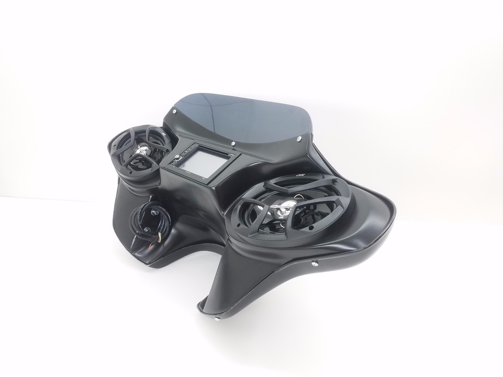 Double Din Fairing  6x9 Stereo complete Setup  Harley Davidson Softail