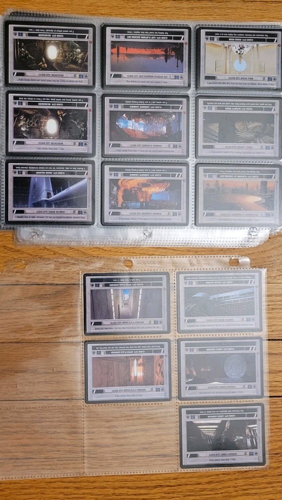 Decipher Star Wars CCG - Cloud City Complete Set VG