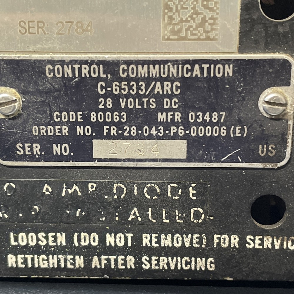 UH60 Communication Control Unit - C-6533/ARC