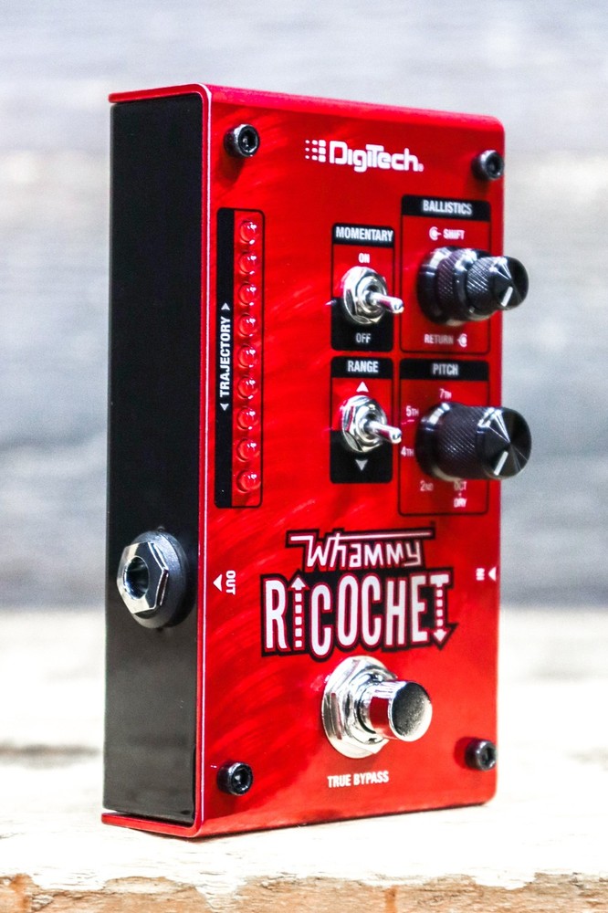 DigiTech Whammy Ricochet 7 Pitch Selections True Bypass Pitch Shift Effect Pedal