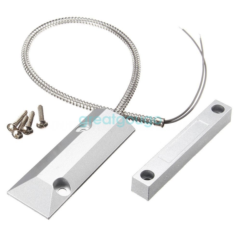One Pair Roller Shutter Sensor Heavy Duty Overhead Magnetic Door Contact Sensor
