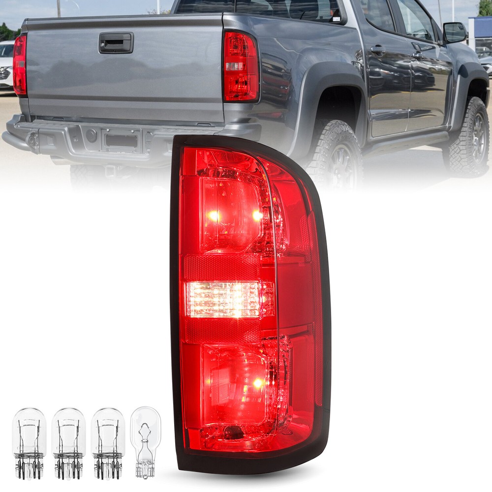 For 2015-2022 Chevrolet Colorado Passenger Side Right Tail Light with bulbs