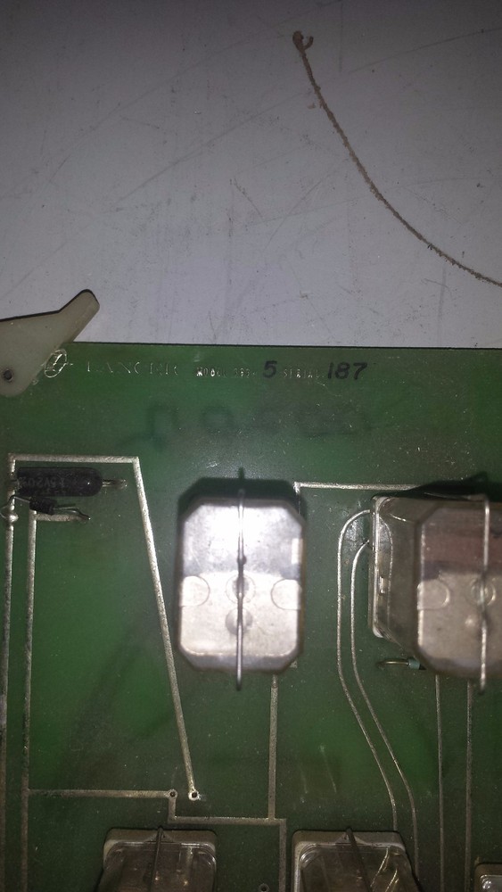 Lancer Control Board Model 383-5, Series 187, 002012