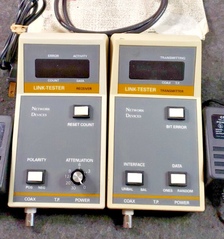 network devices bnc link-tester w/ Instructions .........................(C20B5)