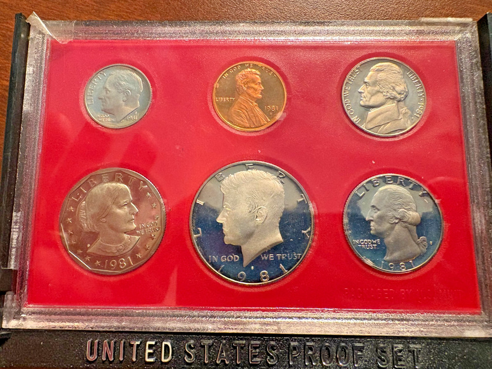 1981 S US Proof Set ~ 6 Coin ~ Mint Box OGP