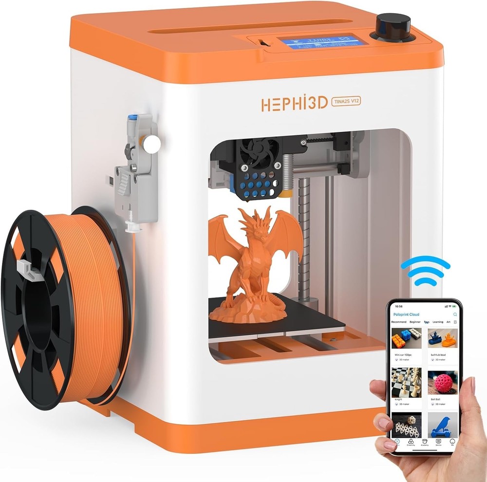 FDM 3DPrinter Auto Leveling Beginner Friendly High Precision PLA ABS LargeVolume