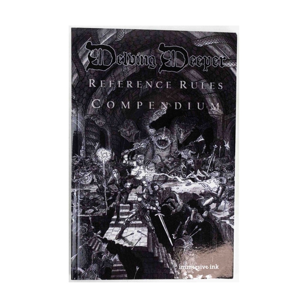 Immersive Ink Delving Deeper Delving Deeper - Reference Rules Compendium NM
