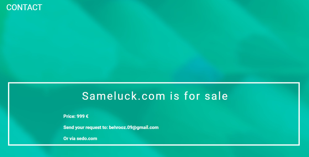 www.sameluck.com Domain