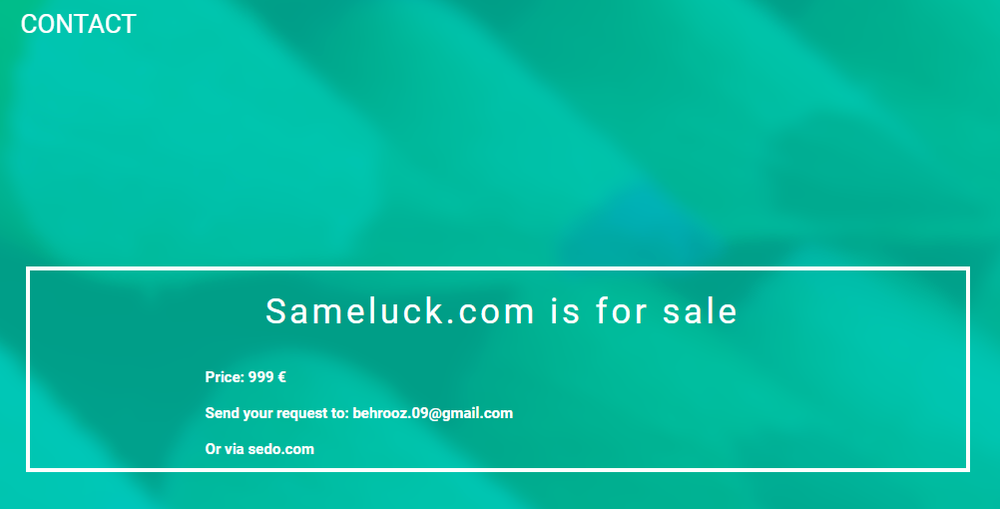 www.sameluck.com Domain