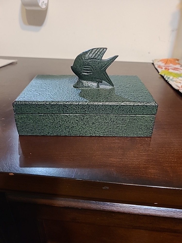 Fish Lidded Trinket Box