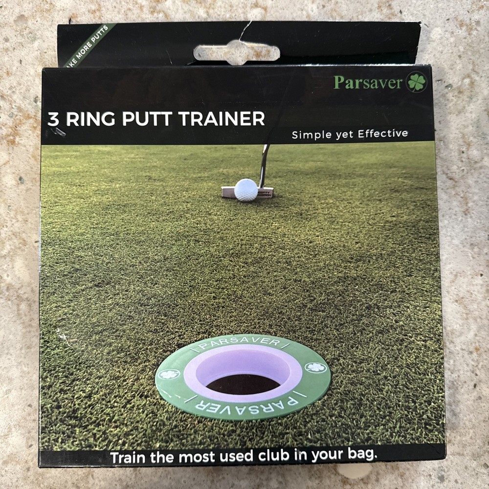 Players 3-Ring Putt Trainer - Simple Yet Effective - Visual Golf 3Ring + String