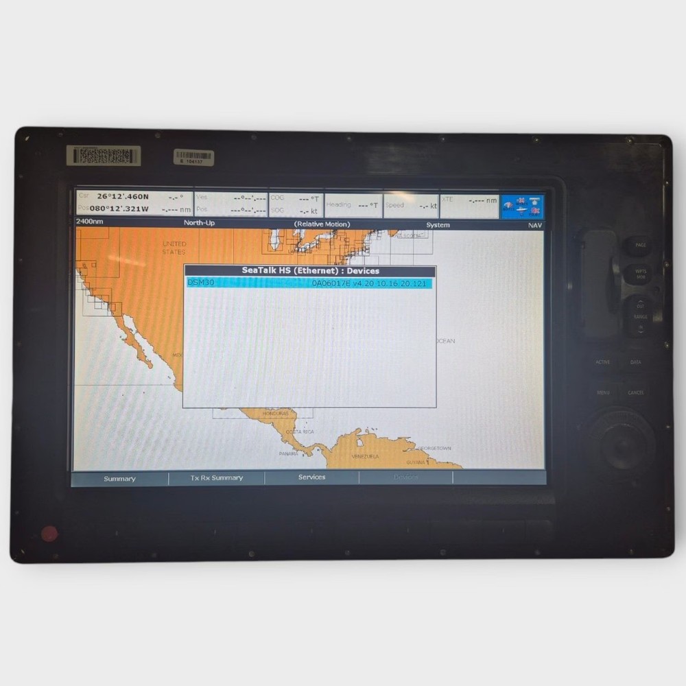 Raymarine C140W Widescreen Multifunction Display E62115 ~CORE ONLY~ Fully Tested