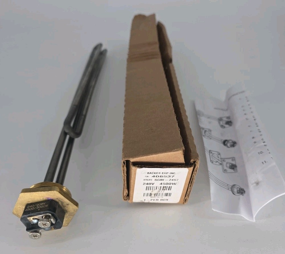 Backer SGBI-2457 Water Heater Element 240V 4500W Screw In