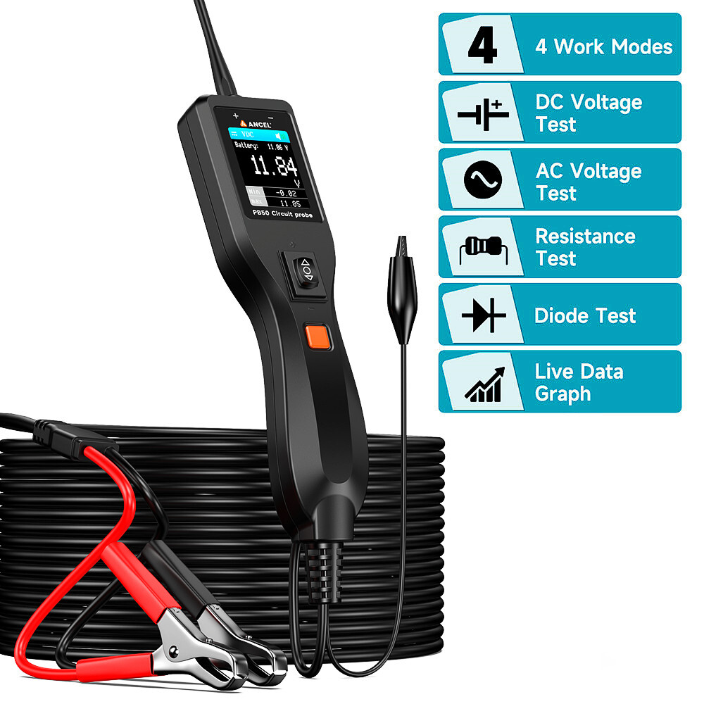 12V 24V Car Probe Tester for Voltage Resistance Diode Short Circut Analyzer Tool