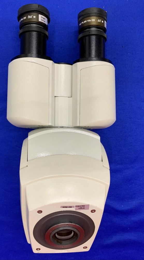 Leica Ergonomic Binocular Microscope Head 501504 10x EyePieces