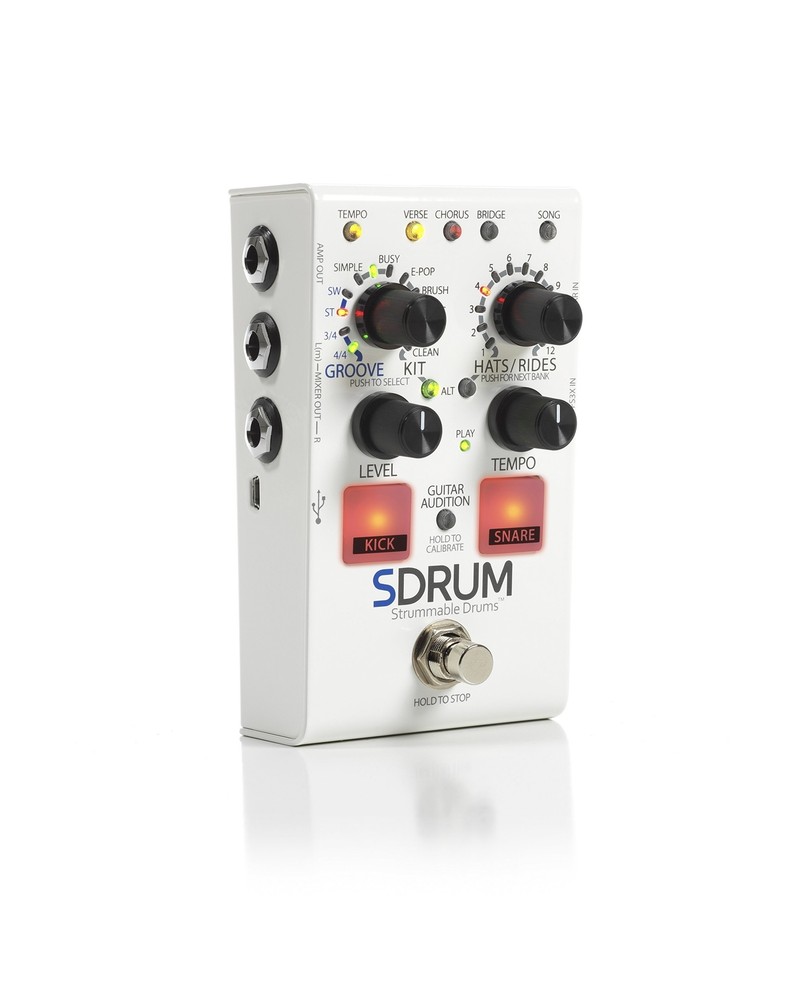 DigiTech Automatic Drum Machine Pedal Multi Effect Processor (SDRUM-U)