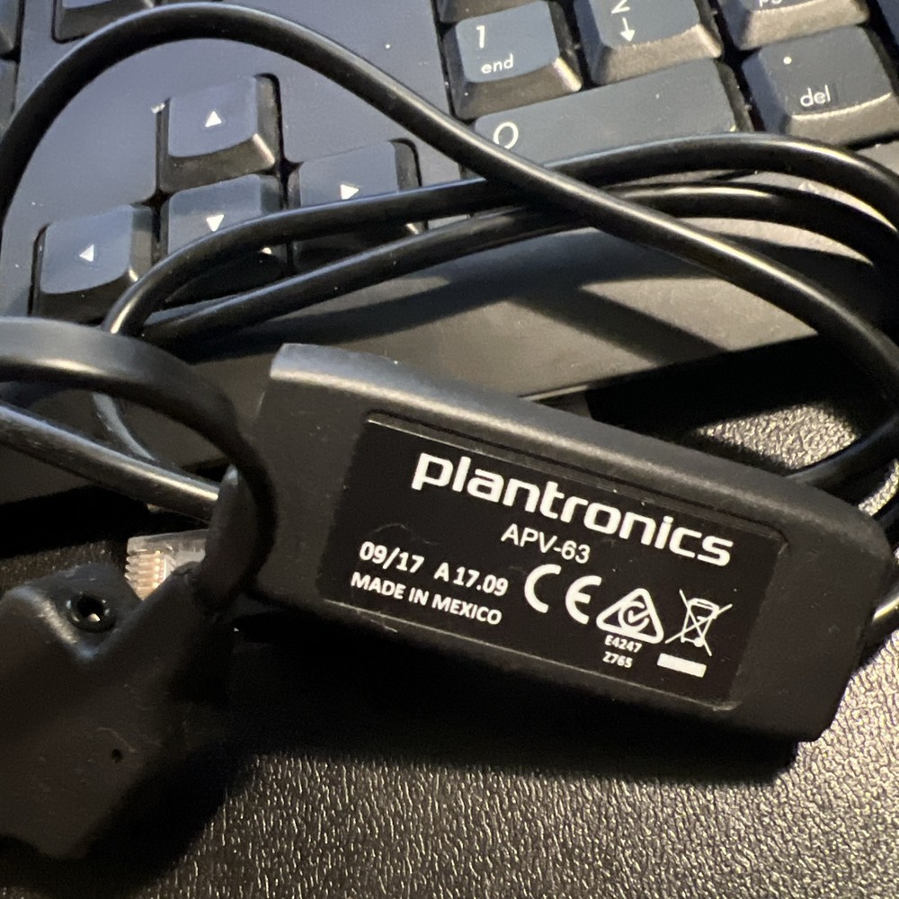 Plantronics APV-66 Electronic Hookswitch Cable Switch for CS500 W700 WO300 EHS