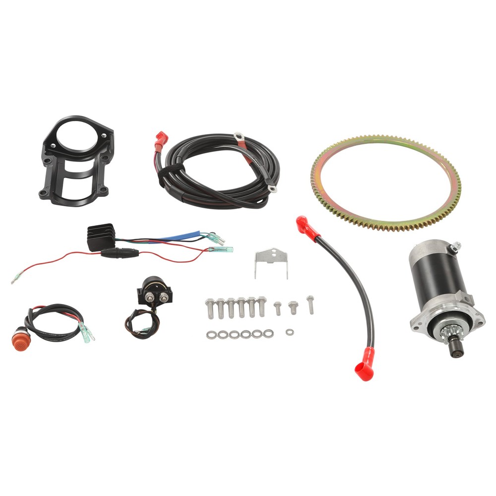Electric Starter Conversion Kit for Suzuki 2-Stroke 40HP Outboard Engine