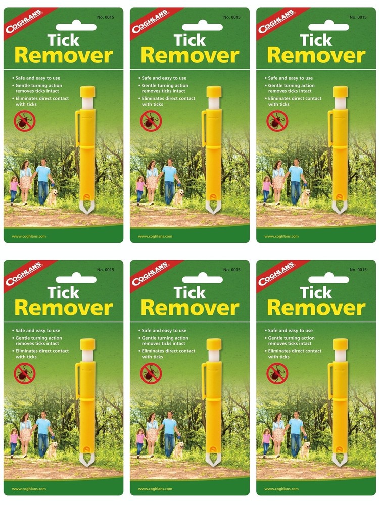 Coghlan's Tick Remover for People and Animals (6-Pack)