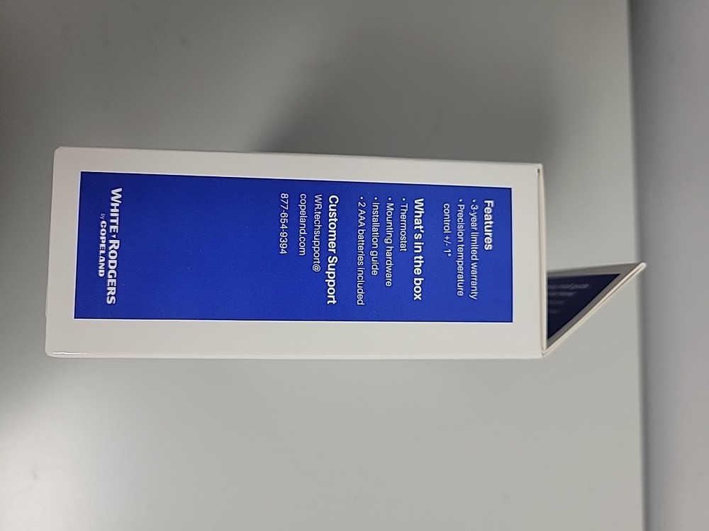 White-Rodgers NP110 Non-Programmable Thermostat Single-Stage Systems Copeland