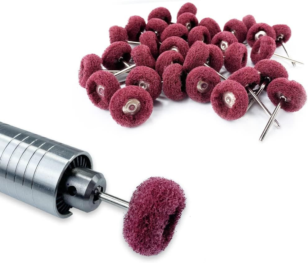 Fine Abrasive Wheel Brush Polishing Buffing Wheels Sanding Rust Remove Rotary