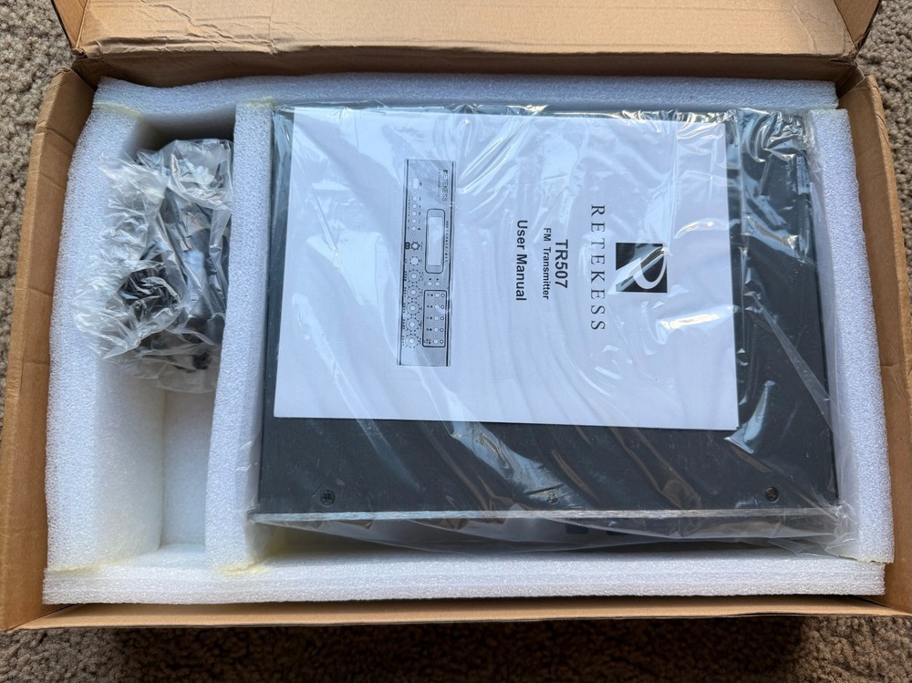 Retekess TR507 Professional FM Broadcast Transmitter - New Open Box