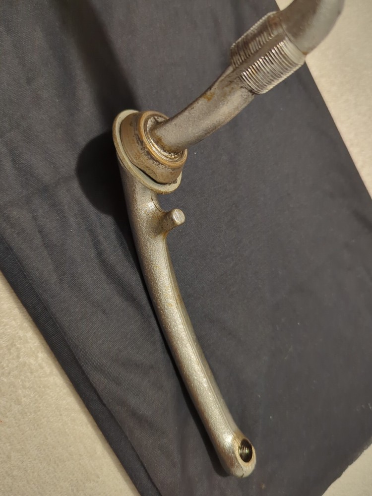 Vintage Crown Bicycle Crank One Piece With Lug