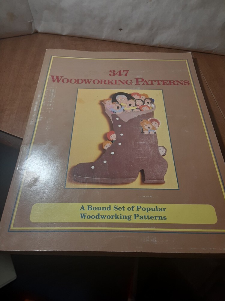 347 Woodworking Patterns 1992 Paperback Book
