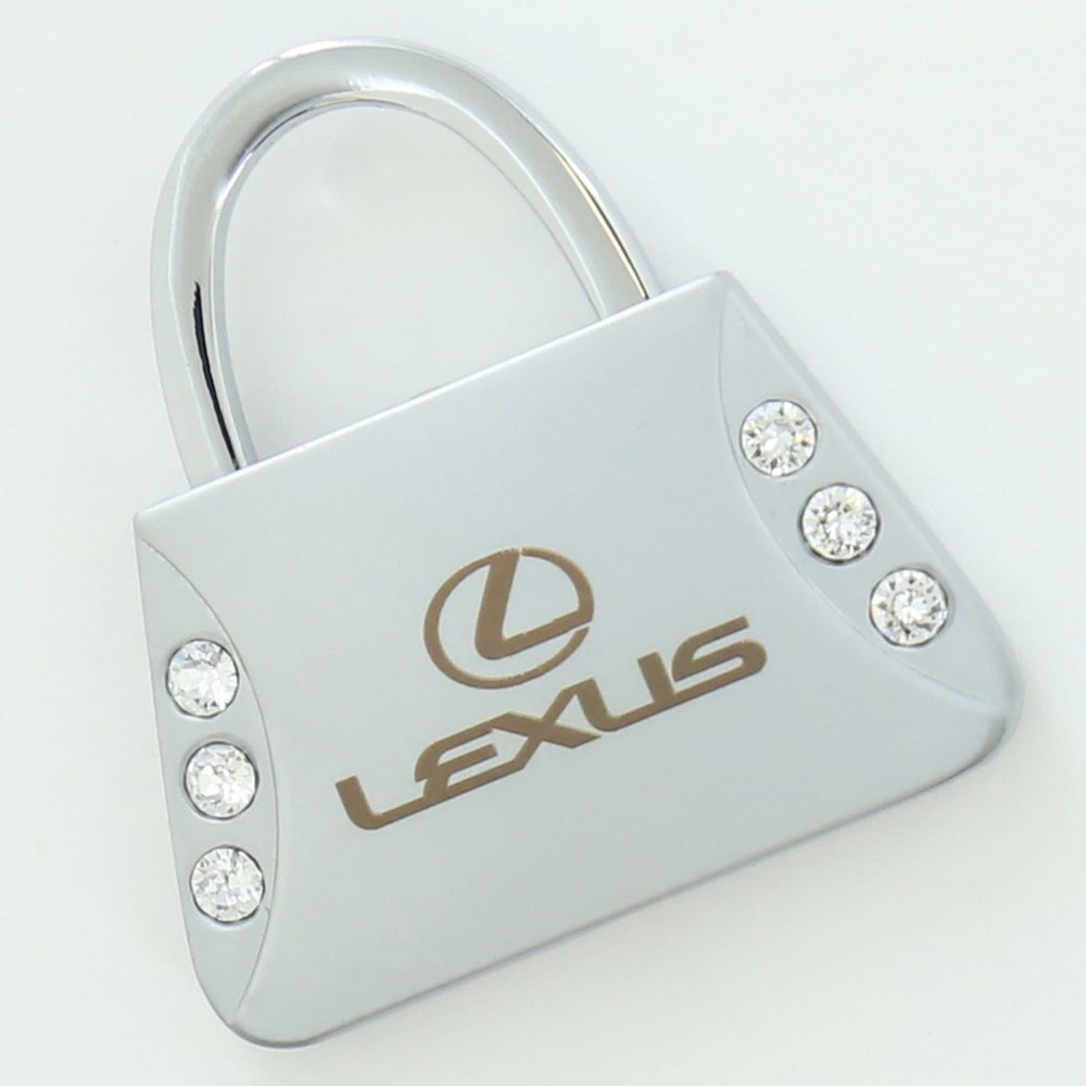 Lexus Crystal Purse Key Ring (Chrome)