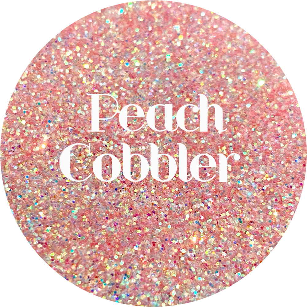 Premium Polyester Glitter - Peach Iridescent Fine XL