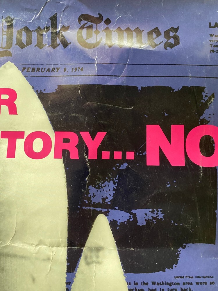 Rare Original NASA Shuttle Poster Countdown For History..PRE-LAUNCH DATE VERSION