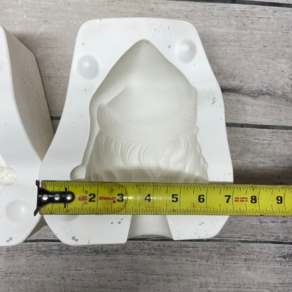 2003 Clay Magic Ceramic Casting Mold Classic Santa Head #2553